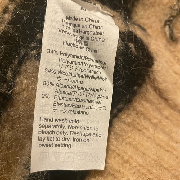 New MADEWELL ZABRA PRINT SWEATER - Picture 5 of 5